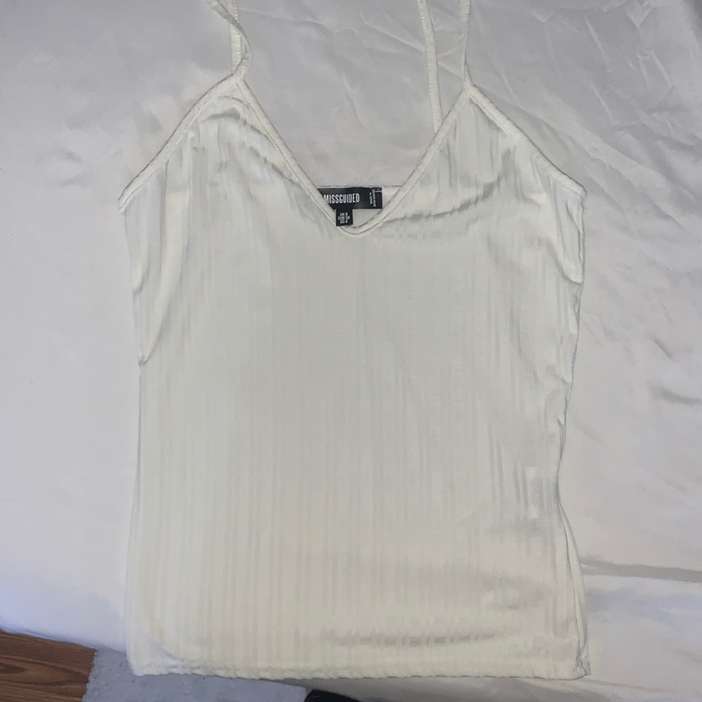 White tank top from Missguided.